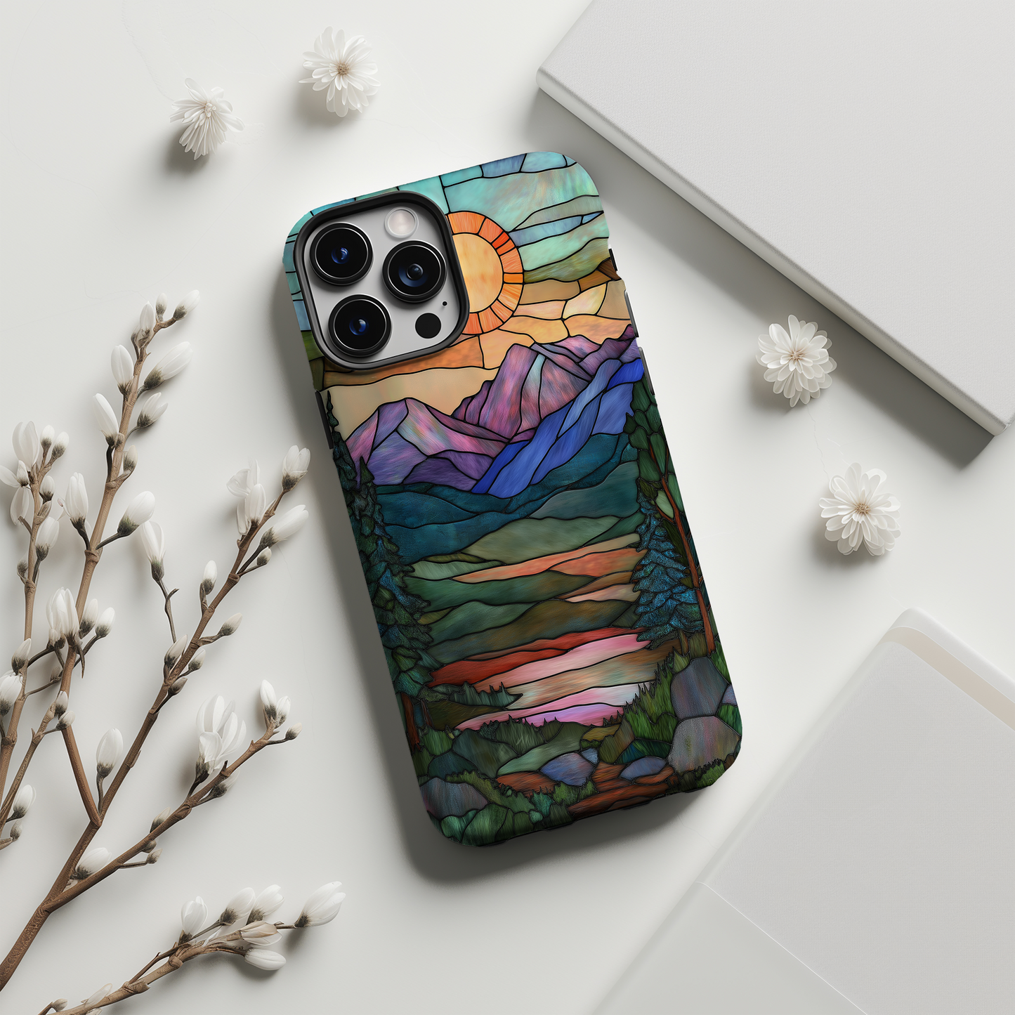 Serene Mountain Phone Case – Majestic Peaks with Everyday Protection