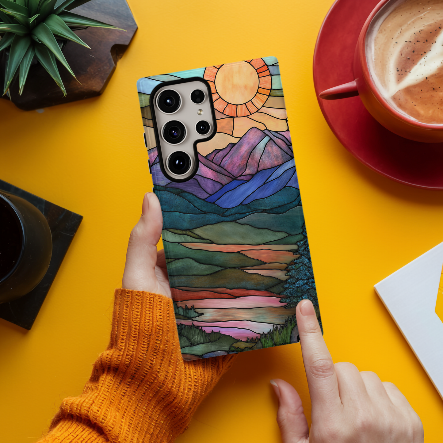Serene Mountain Phone Case – Majestic Peaks with Everyday Protection