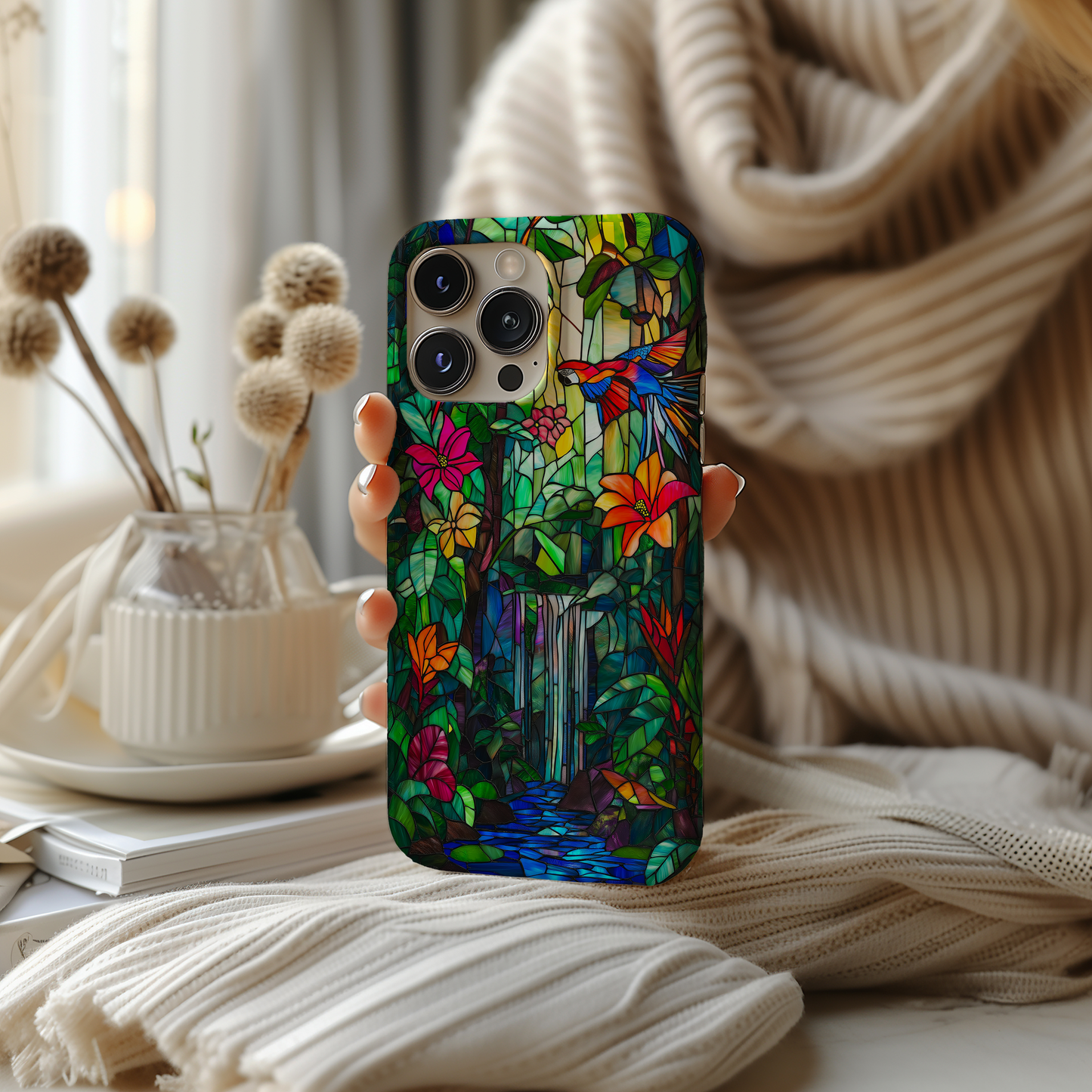 Tropical Paradise Phone Case – Island Vibes with Everyday Protection