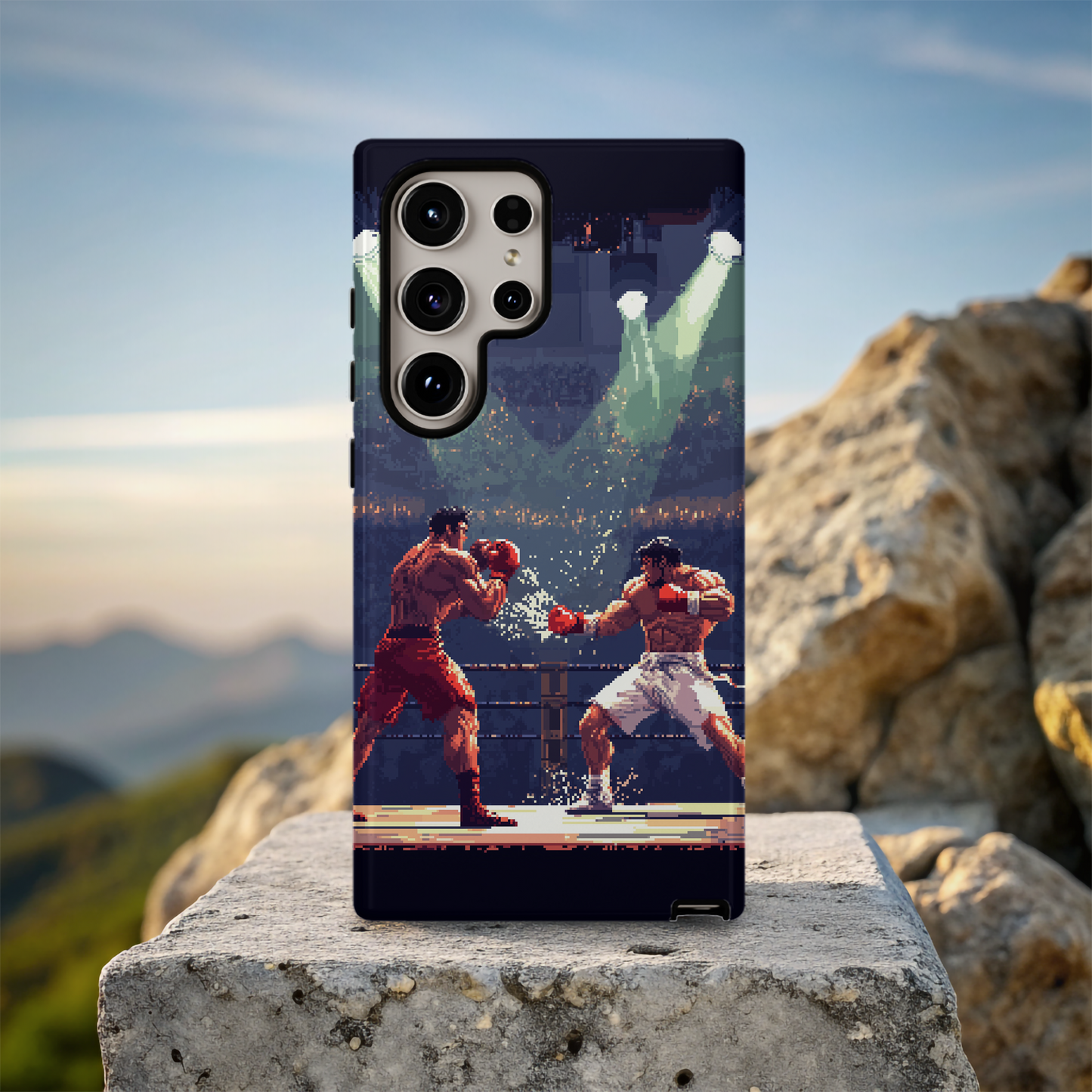 Retro Boxing Game Phone Case – Classic Arcade Fun with Everyday Protection