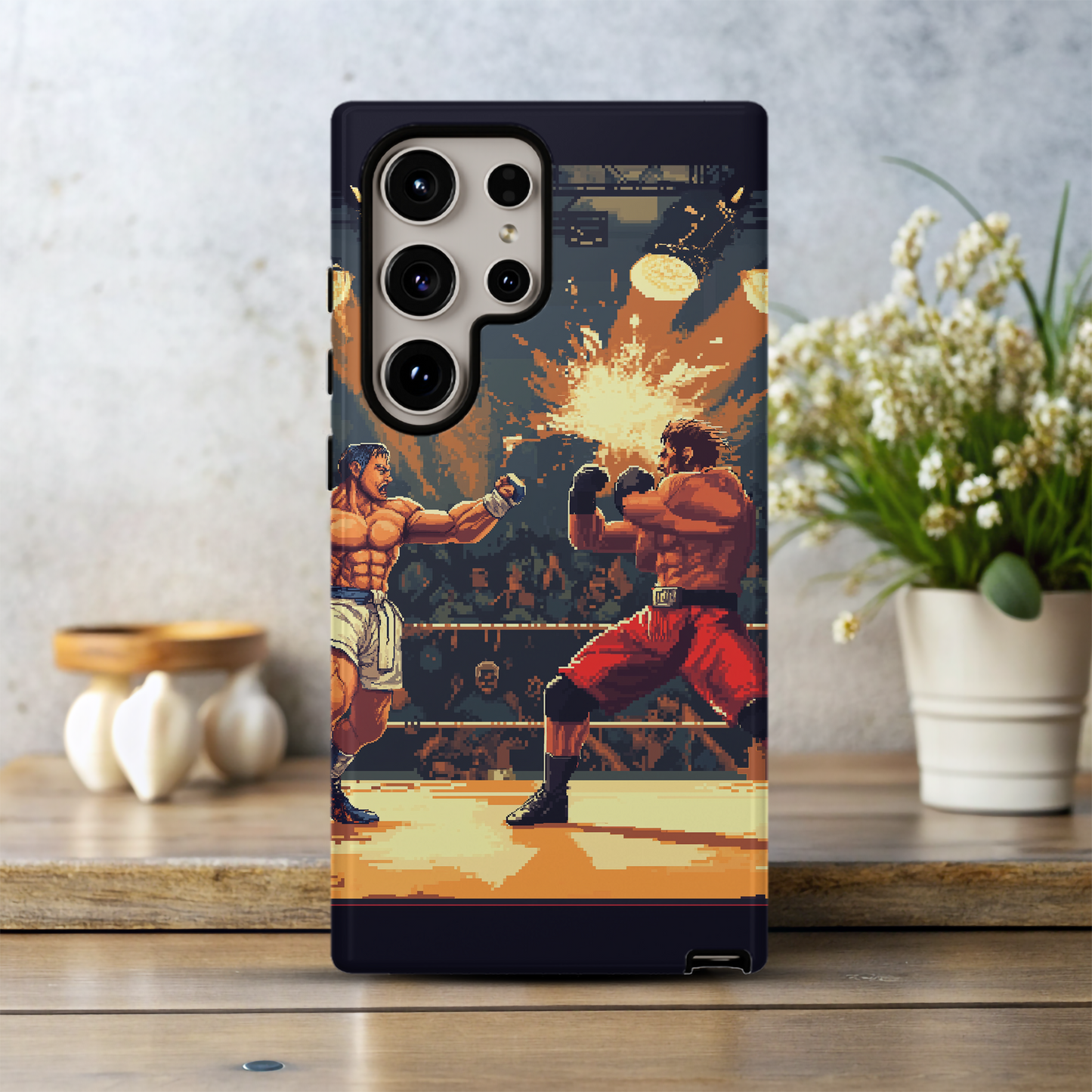 Retro Boxing Game Phone Case – Classic Arcade Fun with Everyday Protection