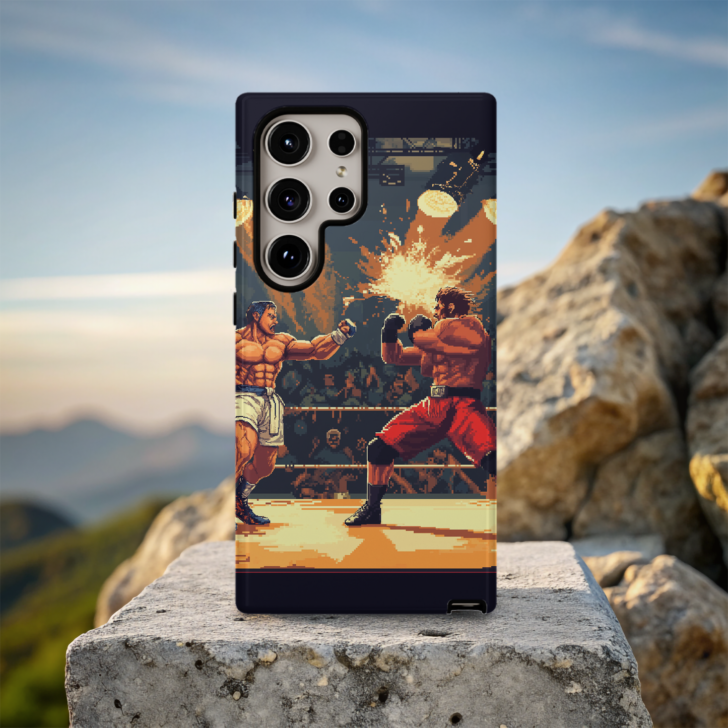 Retro Boxing Game Phone Case – Classic Arcade Fun with Everyday Protection