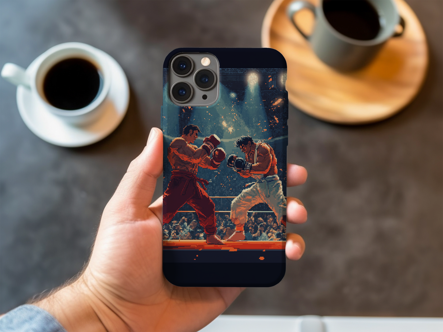 Retro Boxing Game Phone Case – Classic Arcade Fun with Everyday Protection