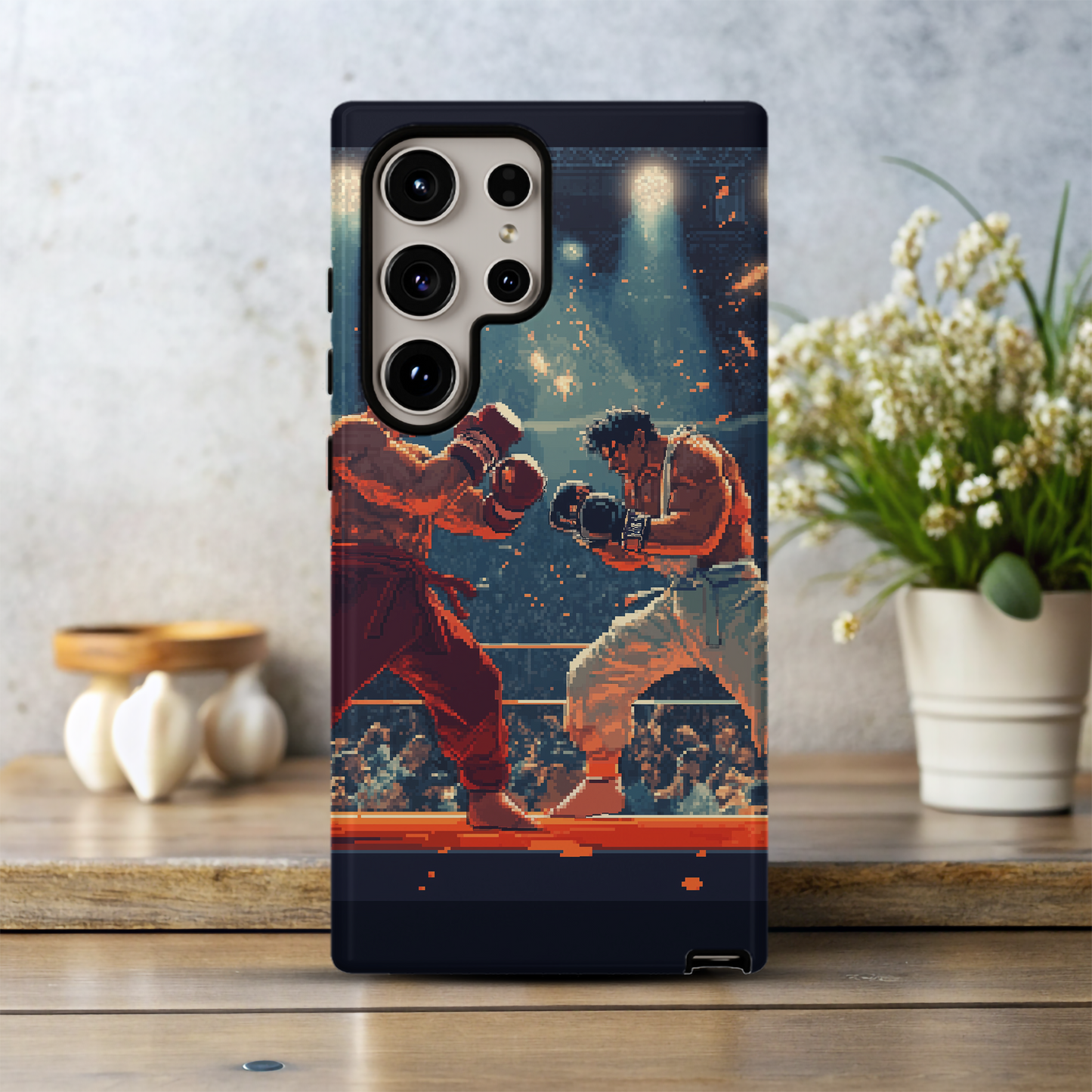 Retro Boxing Game Phone Case – Classic Arcade Fun with Everyday Protection