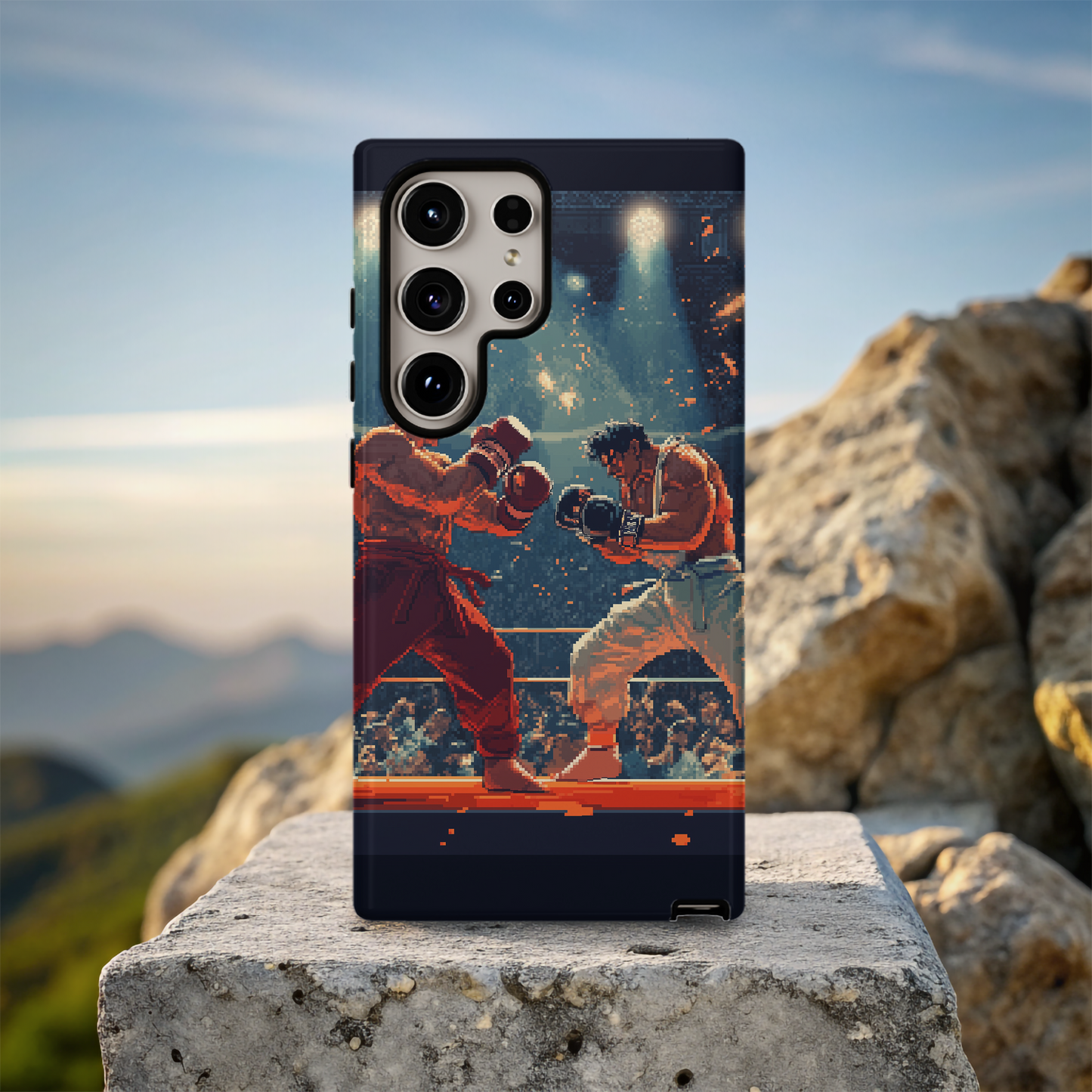 Retro Boxing Game Phone Case – Classic Arcade Fun with Everyday Protection