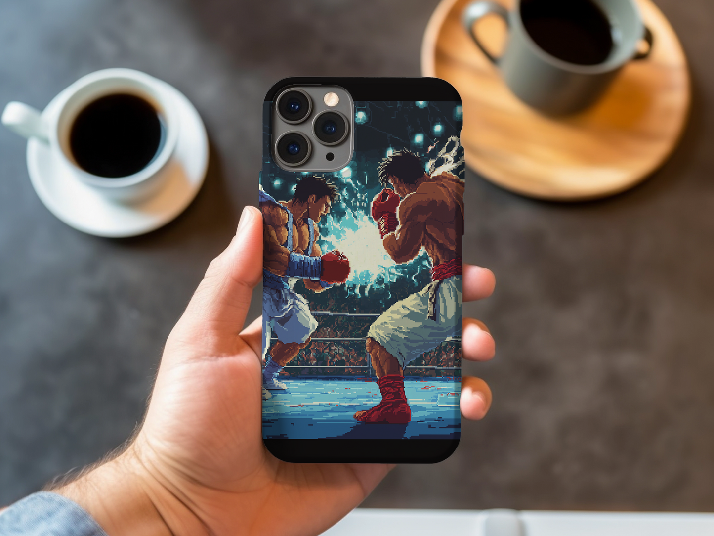 Retro Boxing Game Phone Case – Classic Arcade Fun with Everyday Protection