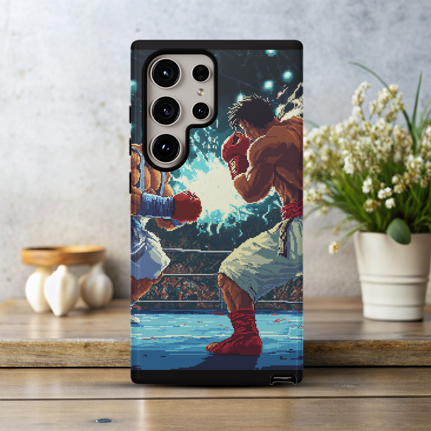 Retro Boxing Game Phone Case – Classic Arcade Fun with Everyday Protection