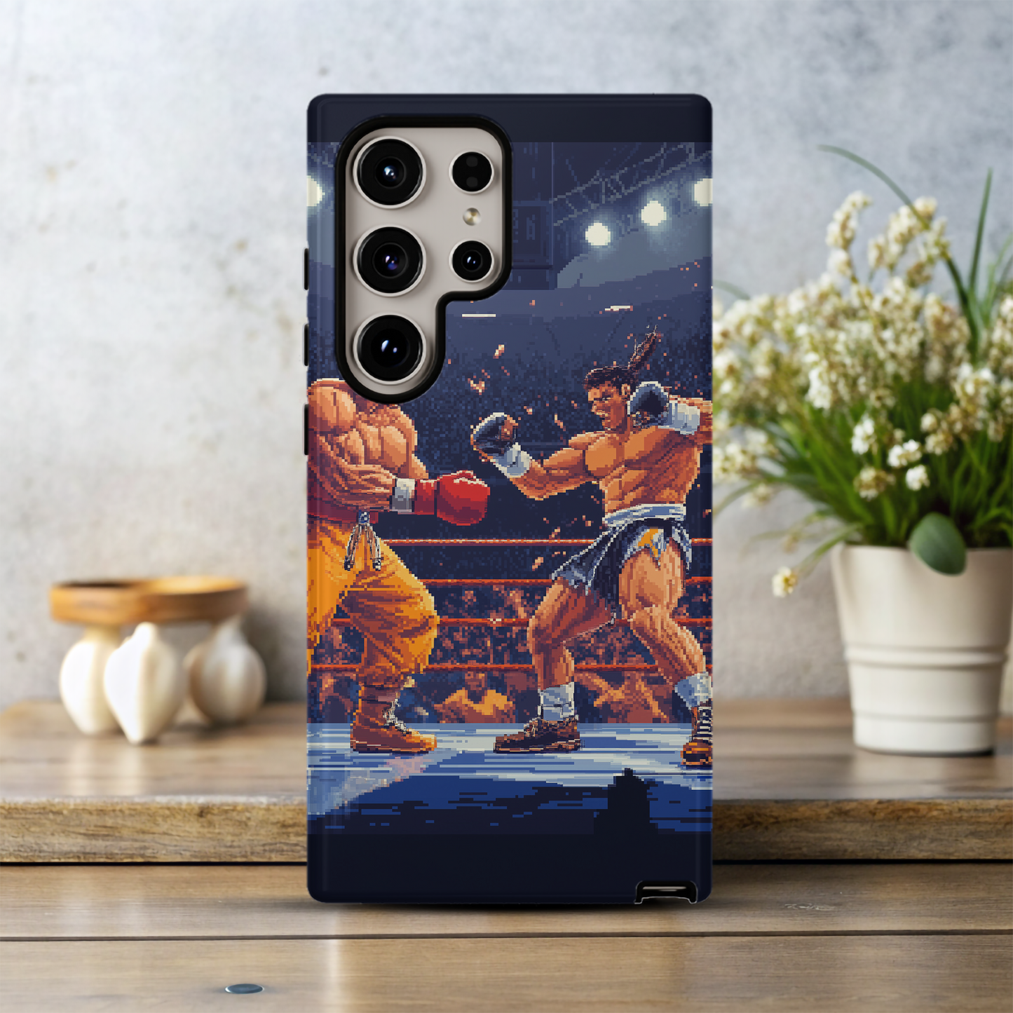 Retro Boxing Game Phone Case – Classic Arcade Fun with Everyday Protection
