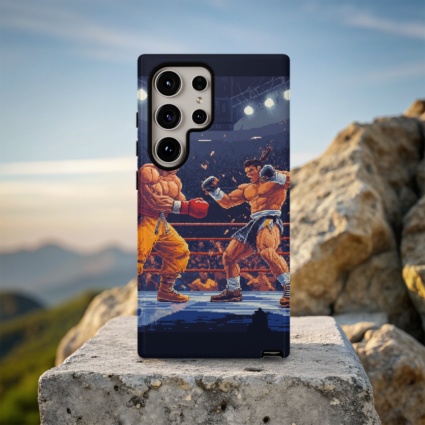 Retro Boxing Game Phone Case – Classic Arcade Fun with Everyday Protection