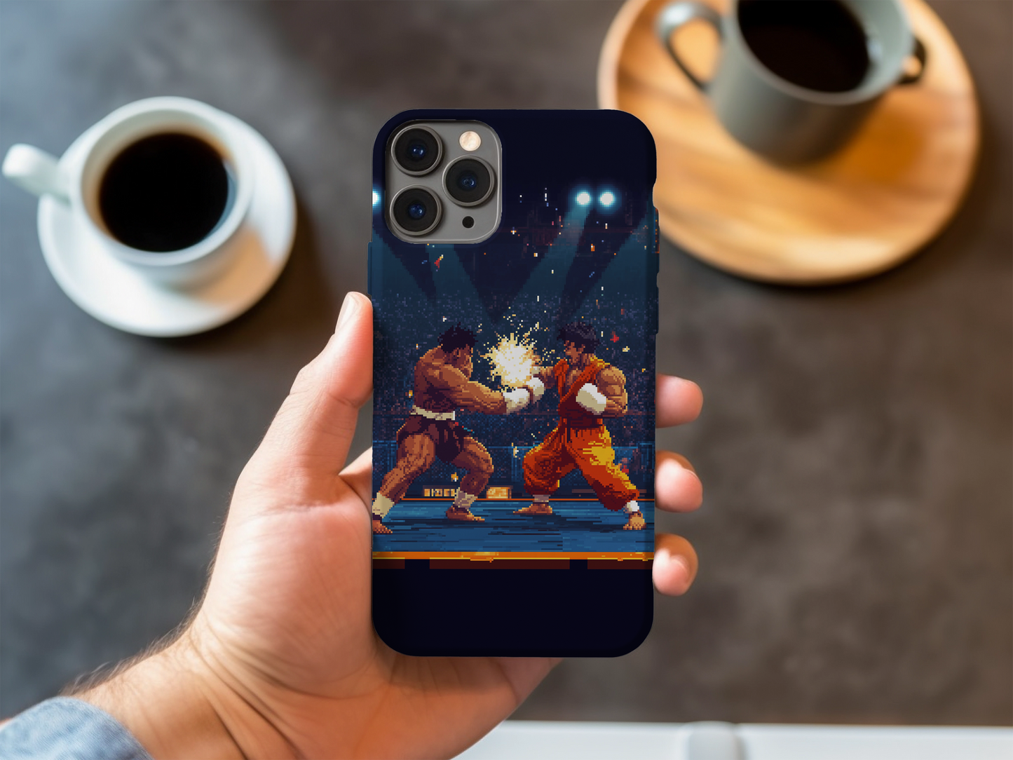Retro Boxing Game Phone Case – Classic Arcade Fun with Everyday Protection