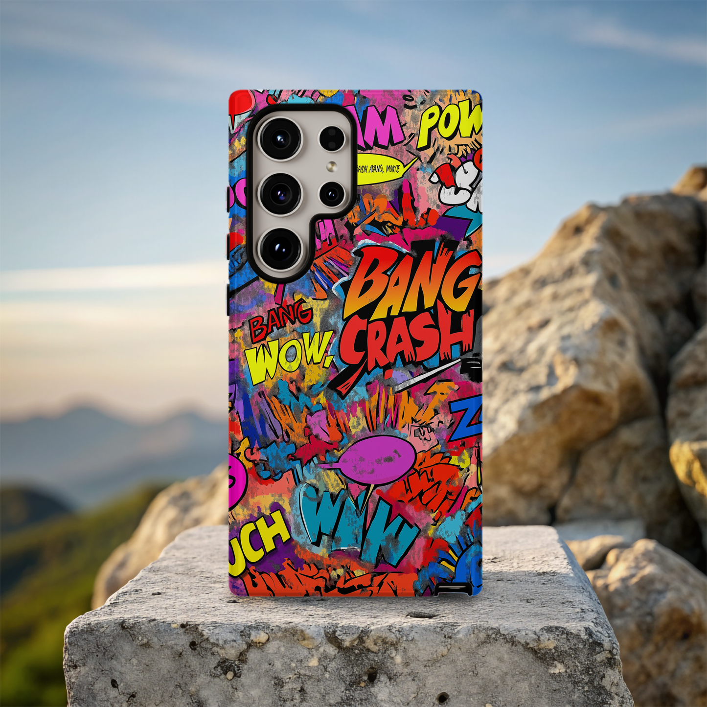 Pop Art Comic Phone Case – Bold Graphics with Everyday Protection