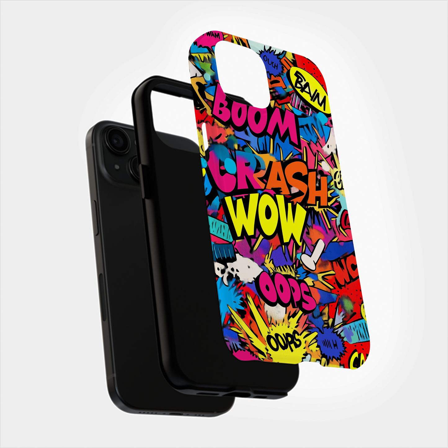 Pop Art Comic Phone Case – Bold Graphics with Everyday Protection