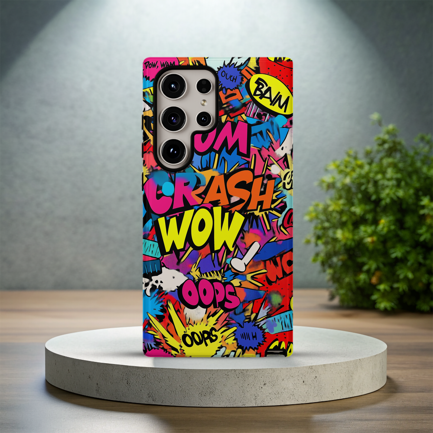 Pop Art Comic Phone Case – Bold Graphics with Everyday Protection