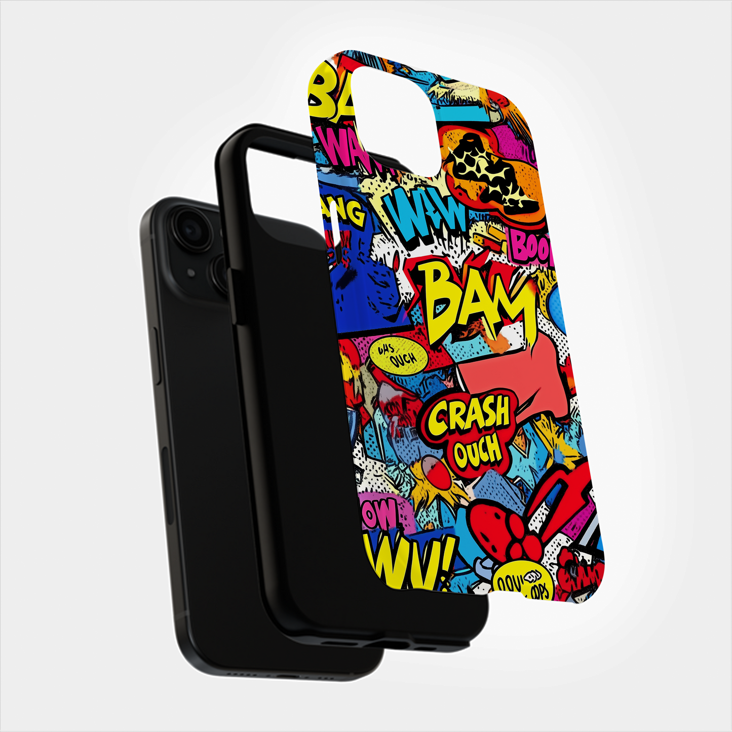 Pop Art Comic Phone Case – Bold Graphics with Everyday Protection