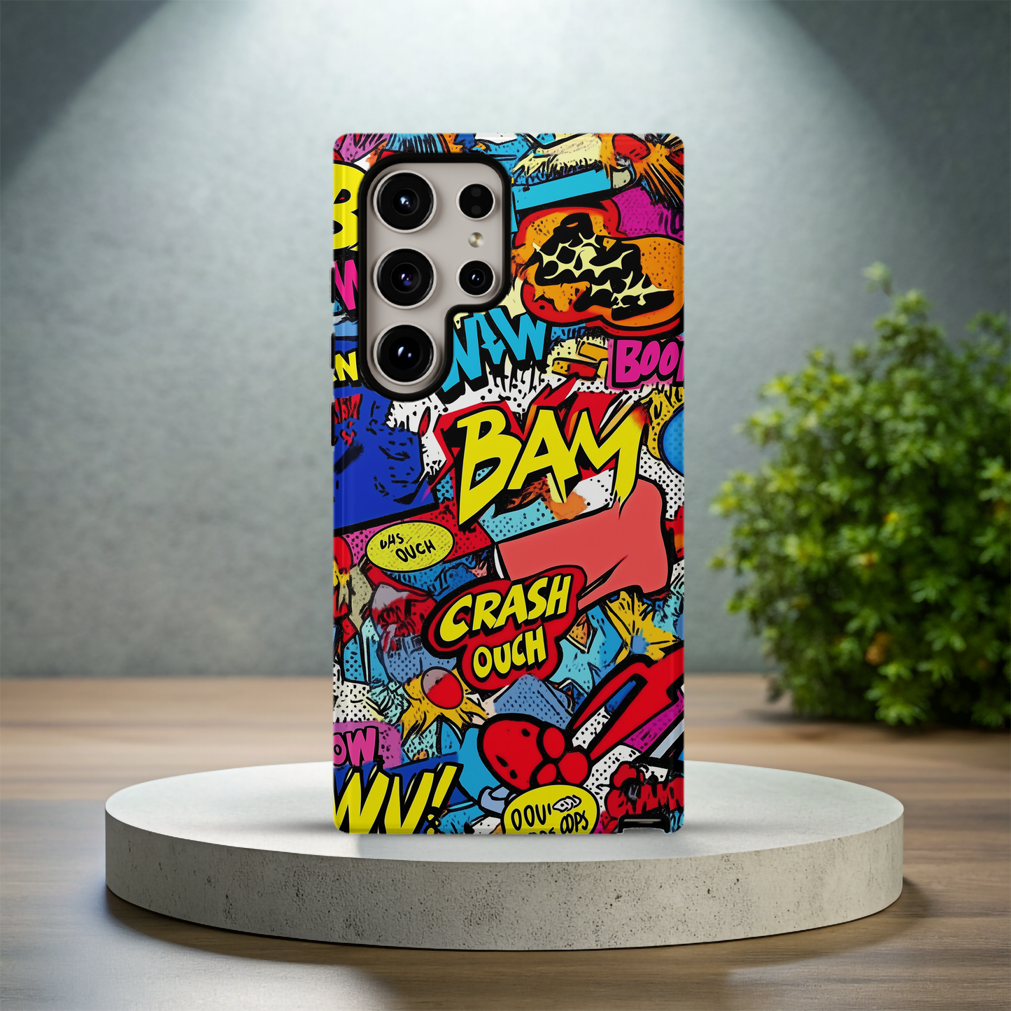 Pop Art Comic Phone Case – Bold Graphics with Everyday Protection