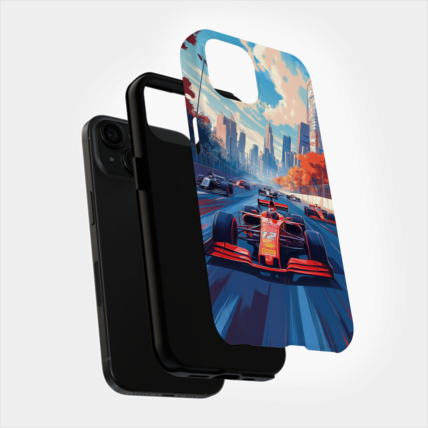 Open Car Racing Phone Case – High-Speed Thrills with Everyday Protection