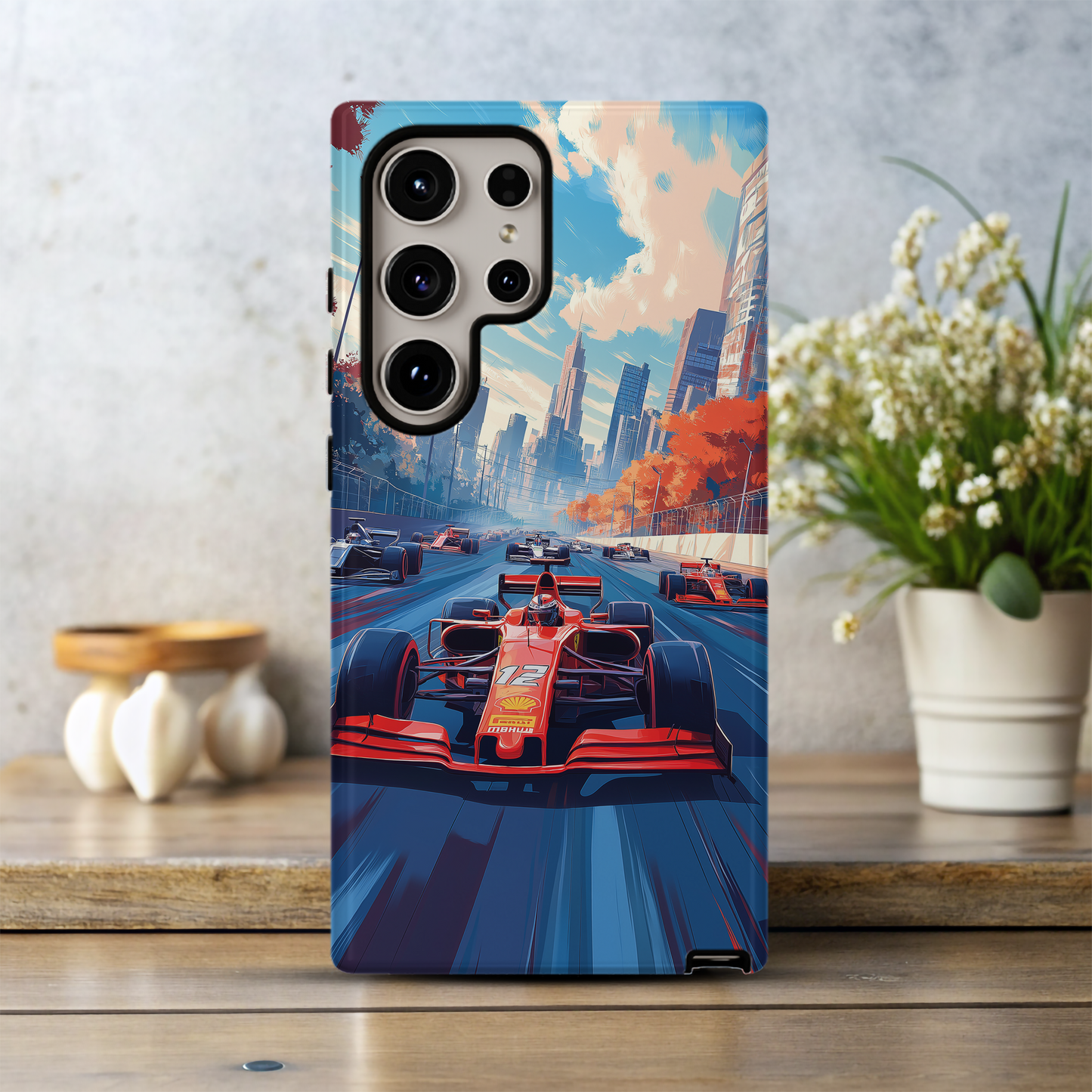 Open Car Racing Phone Case – High-Speed Thrills with Everyday Protection