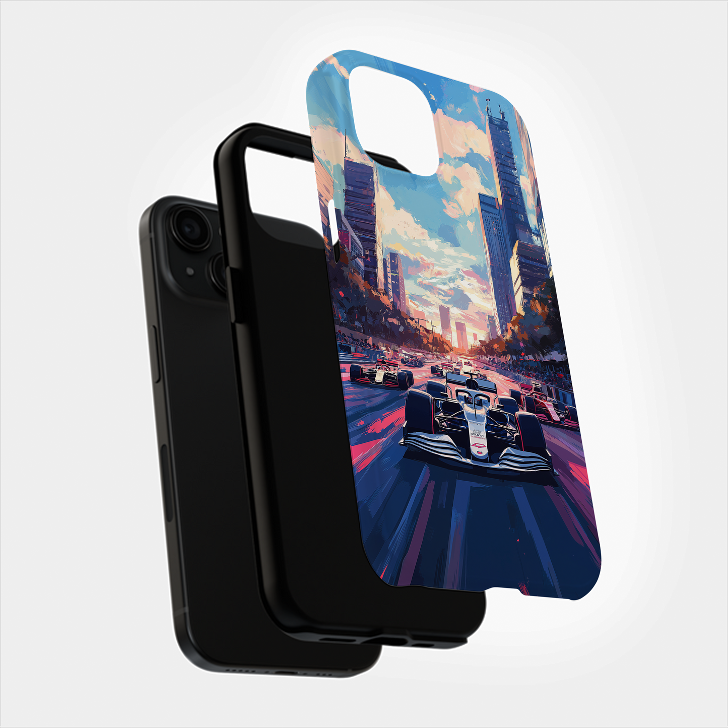 Open Car Racing Phone Case – High-Speed Thrills with Everyday Protection