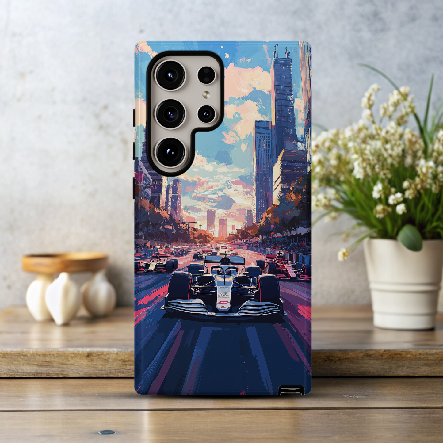 Open Car Racing Phone Case – High-Speed Thrills with Everyday Protection