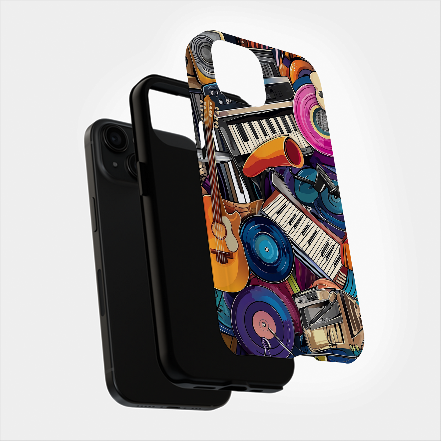 Music Medley Phone Case – A Symphony of Style with Everyday Protection