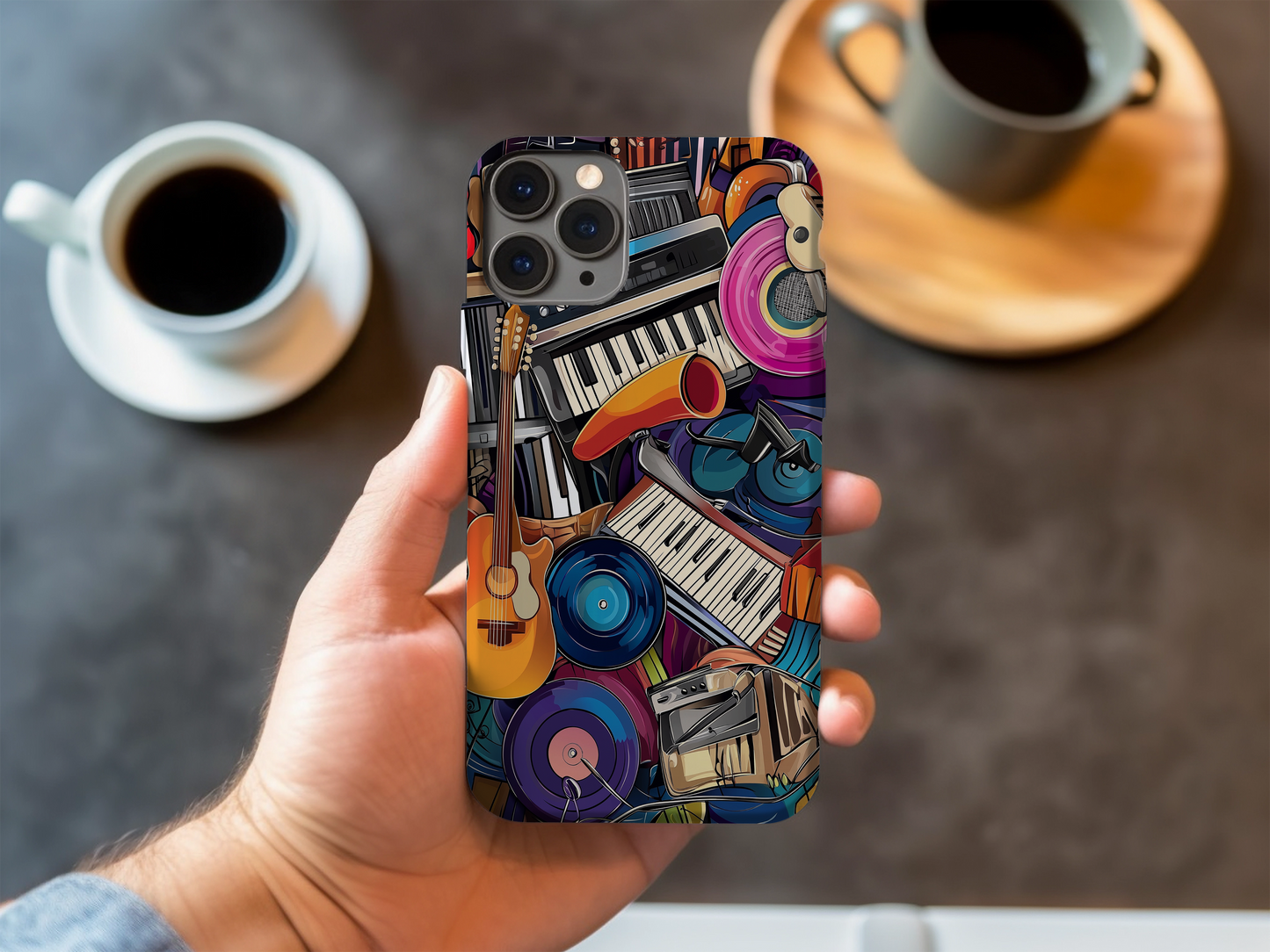 Music Medley Phone Case – A Symphony of Style with Everyday Protection