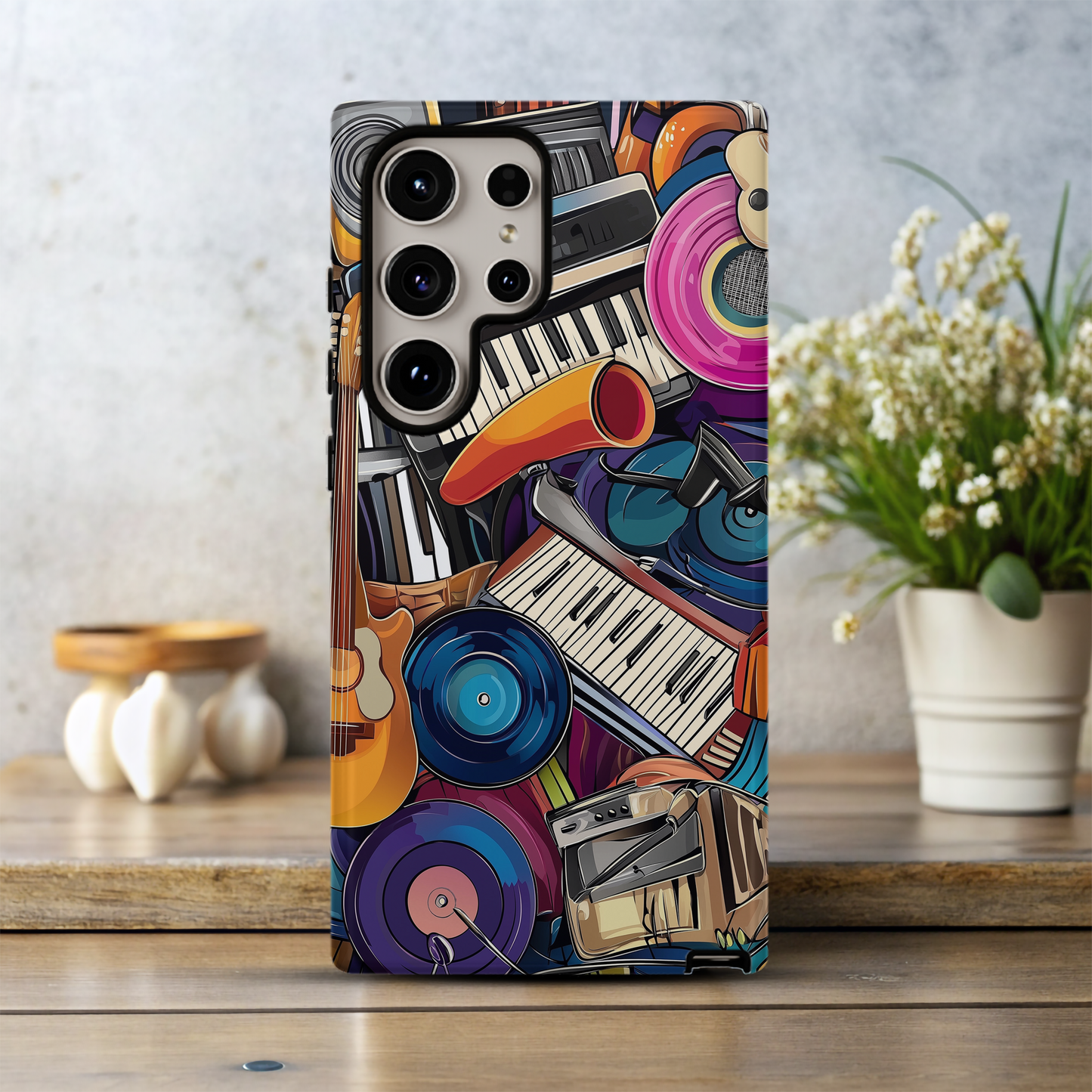 Music Medley Phone Case – A Symphony of Style with Everyday Protection
