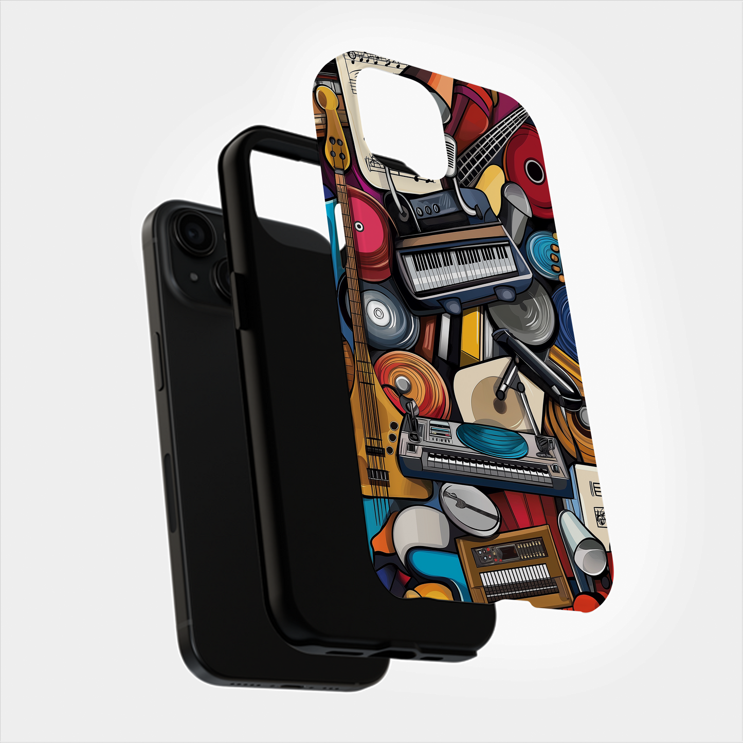 Music Medley Phone Case – A Symphony of Style with Everyday Protection