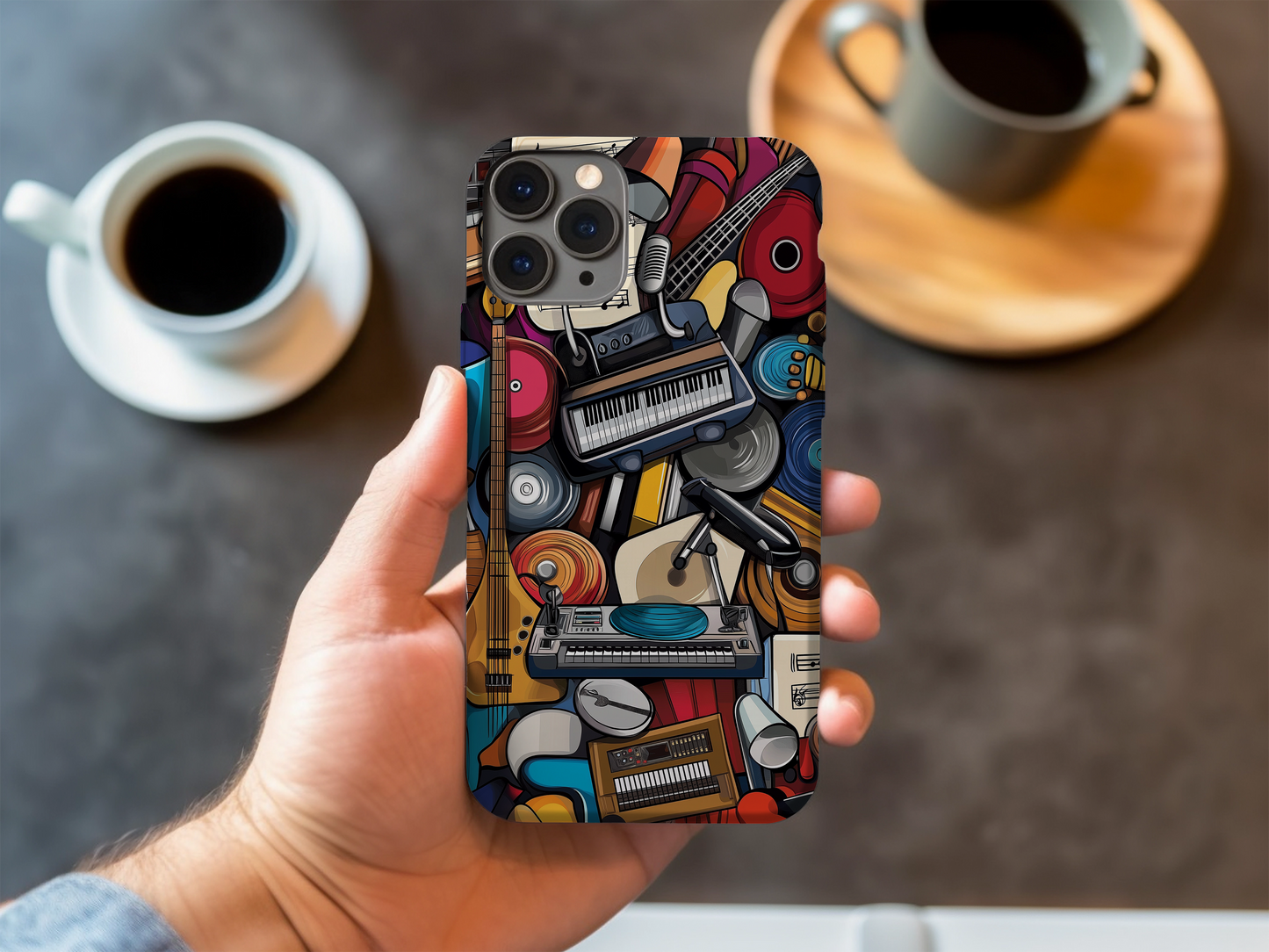Music Medley Phone Case – A Symphony of Style with Everyday Protection