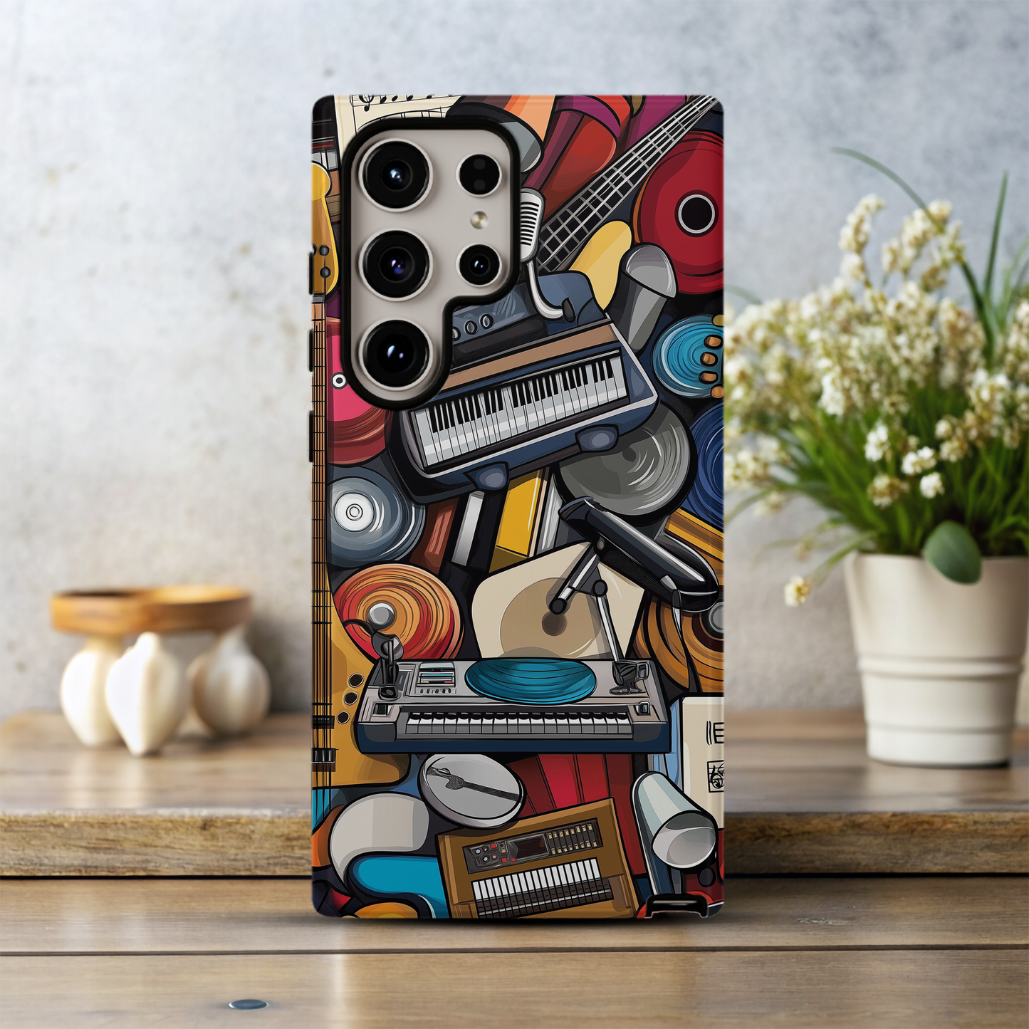 Music Medley Phone Case – A Symphony of Style with Everyday Protection