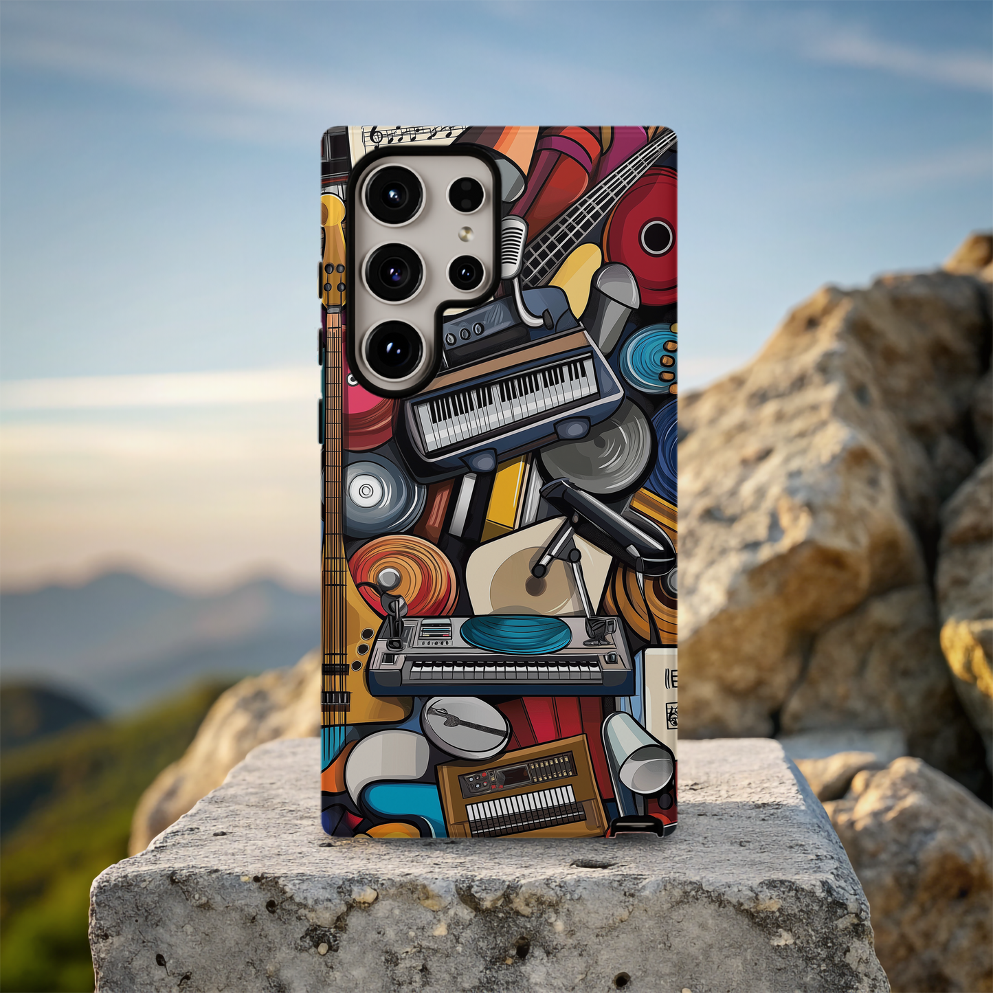 Music Medley Phone Case – A Symphony of Style with Everyday Protection