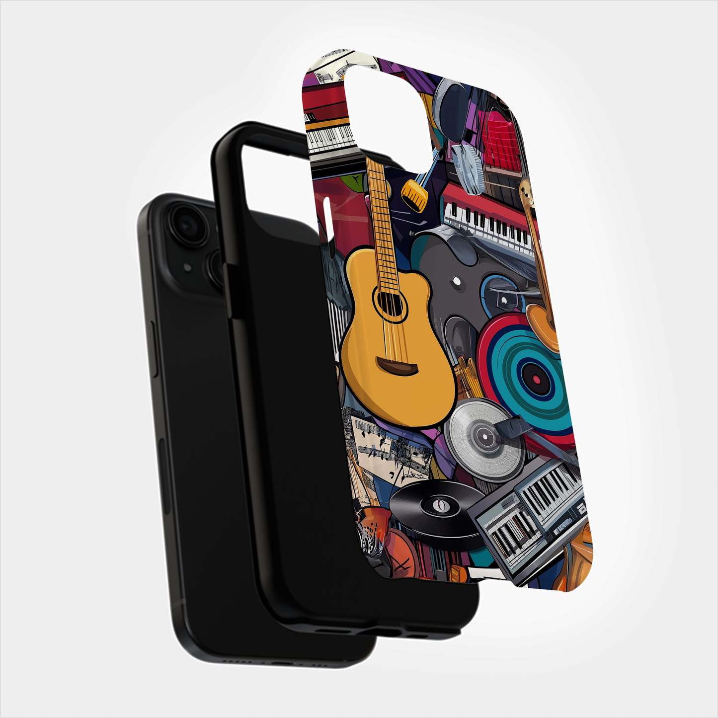 Music Medley Phone Case – A Symphony of Style with Everyday Protection