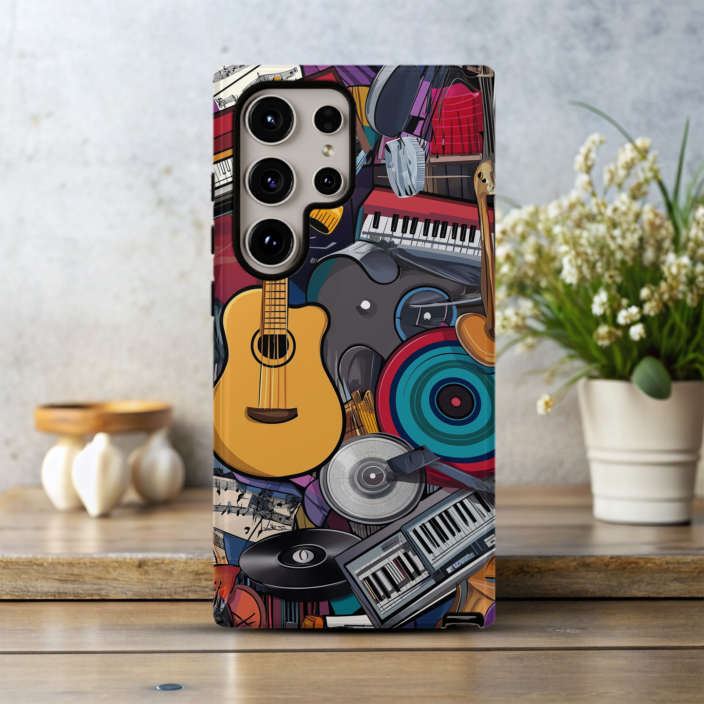 Music Medley Phone Case – A Symphony of Style with Everyday Protection