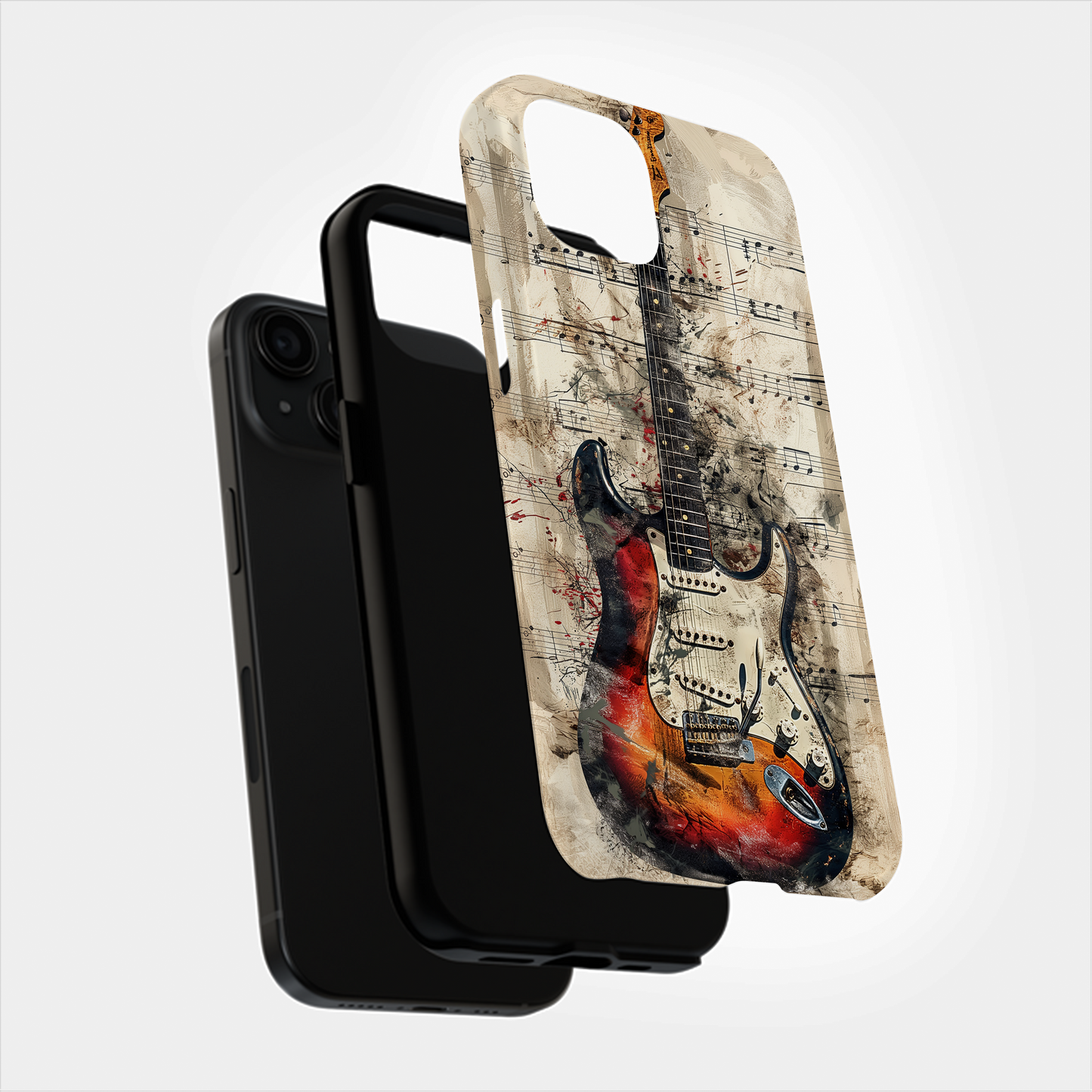Stratocaster Guitar Phone Case – Iconic Design with Everyday Protection