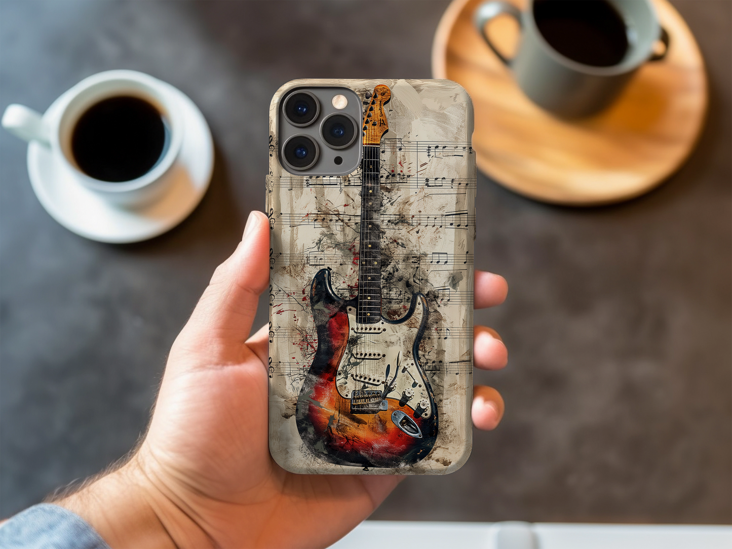 Stratocaster Guitar Phone Case – Iconic Design with Everyday Protection