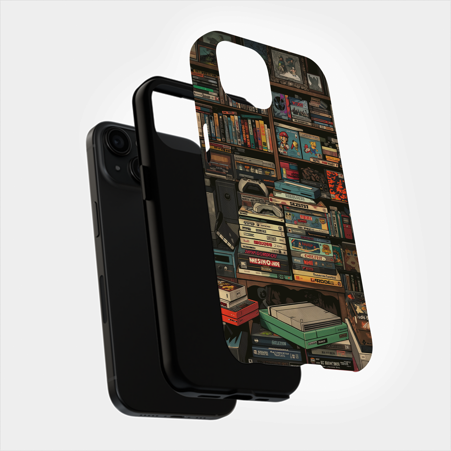 Retro Game Systems Phone Case – Nostalgic Gaming Fun with Everyday Protection