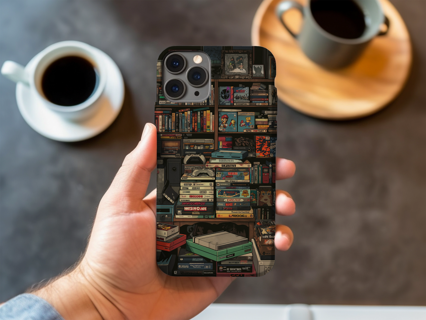 Retro Game Systems Phone Case – Nostalgic Gaming Fun with Everyday Protection