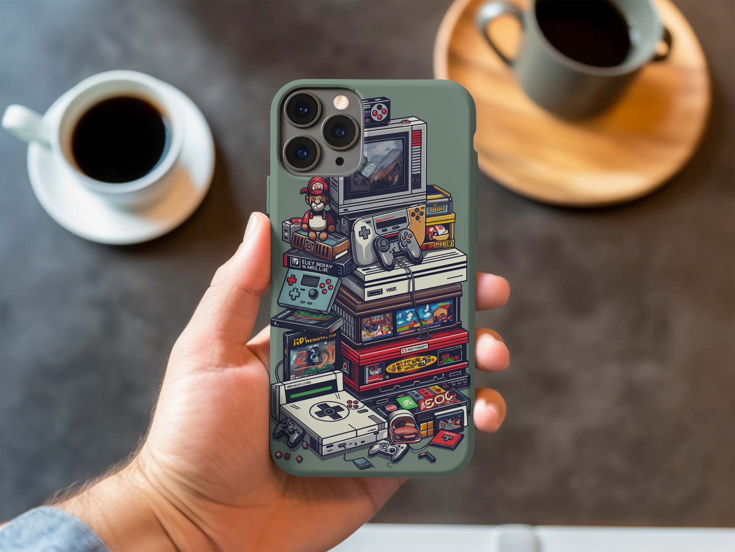 Retro Game Systems Phone Case – Nostalgic Gaming Fun with Everyday Protection