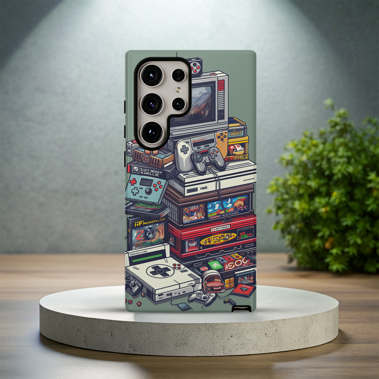 Retro Game Systems Phone Case – Nostalgic Gaming Fun with Everyday Protection