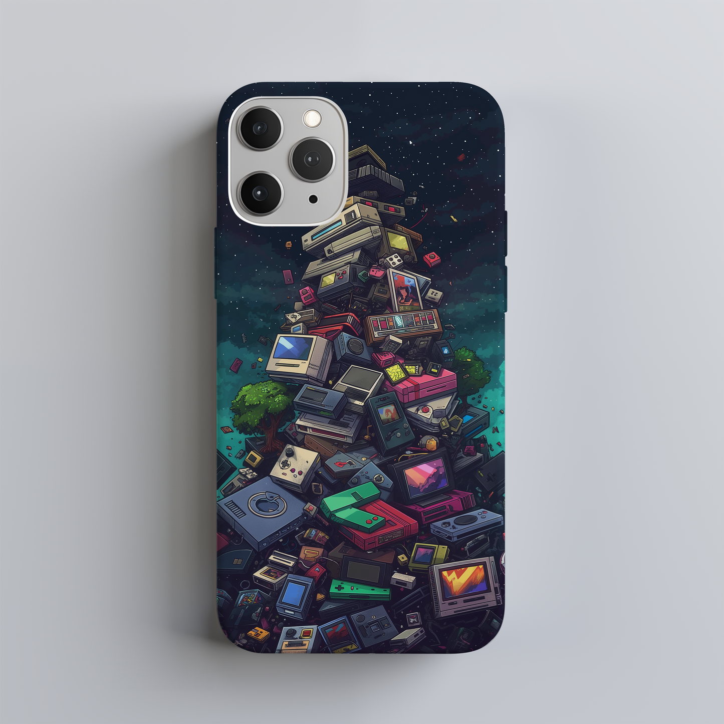 Retro Game Systems Phone Case – Nostalgic Gaming Fun with Everyday Protection
