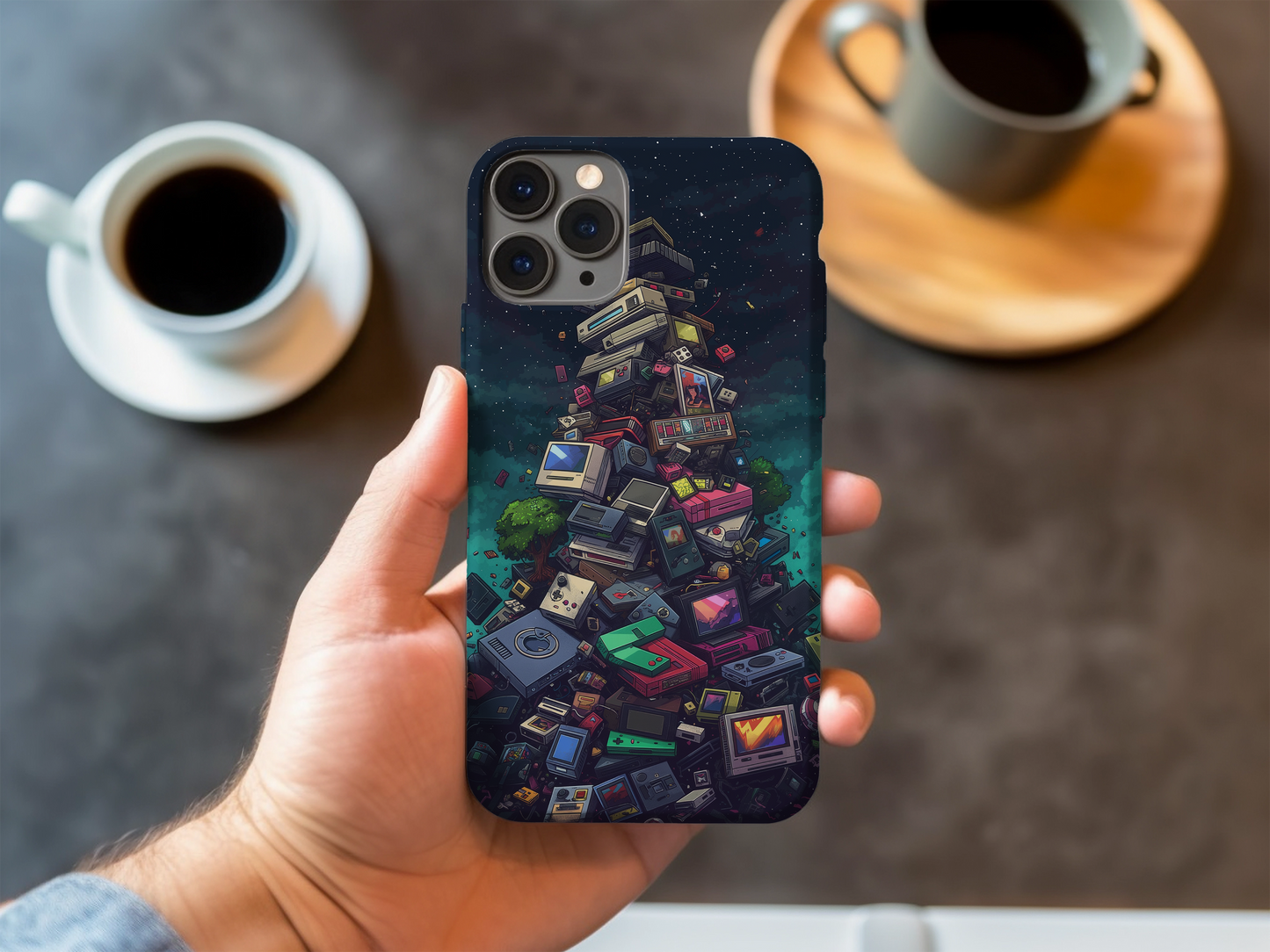 Retro Game Systems Phone Case – Nostalgic Gaming Fun with Everyday Protection