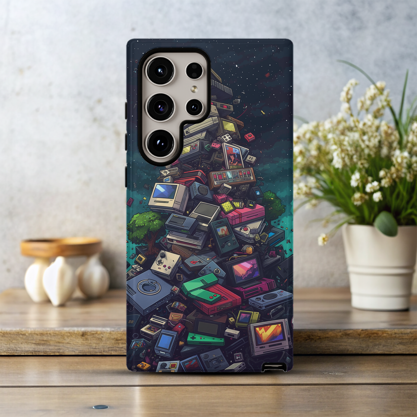 Retro Game Systems Phone Case – Nostalgic Gaming Fun with Everyday Protection
