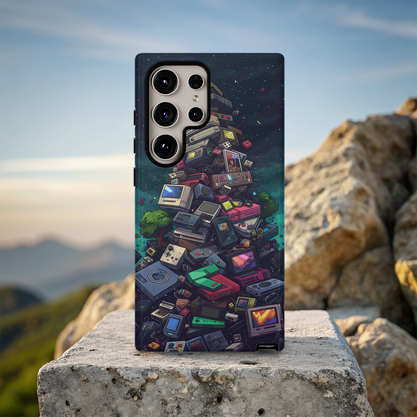 Retro Game Systems Phone Case – Nostalgic Gaming Fun with Everyday Protection