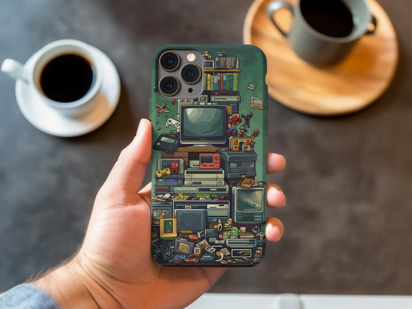 Retro Game Systems Phone Case – Nostalgic Gaming Fun with Everyday Protection