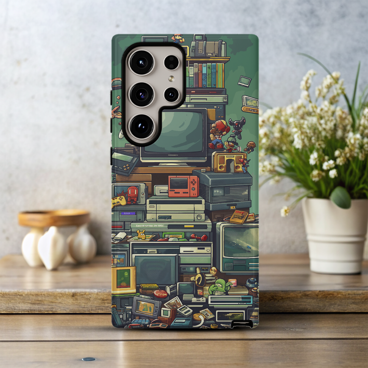 Retro Game Systems Phone Case – Nostalgic Gaming Fun with Everyday Protection