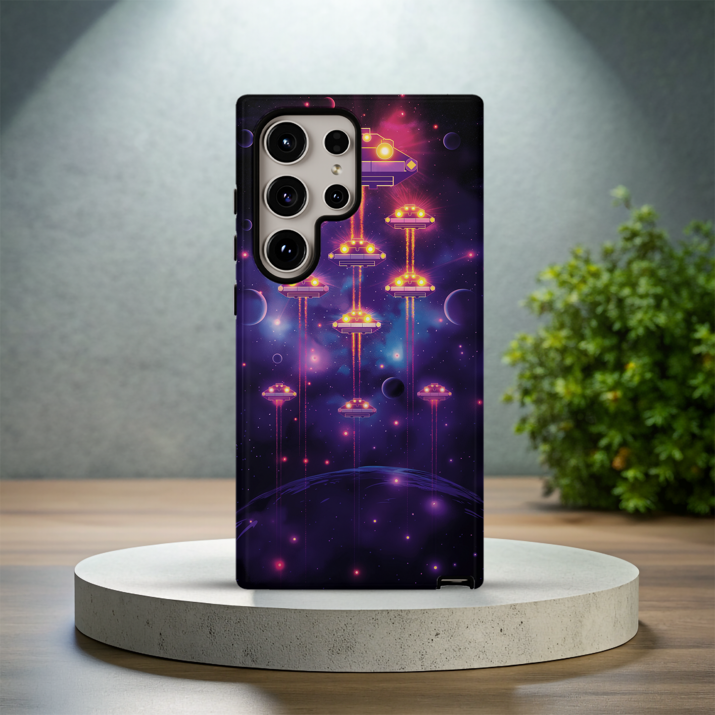 Retro Space Fighters Phone Case – Arcade Action with Everyday Protection