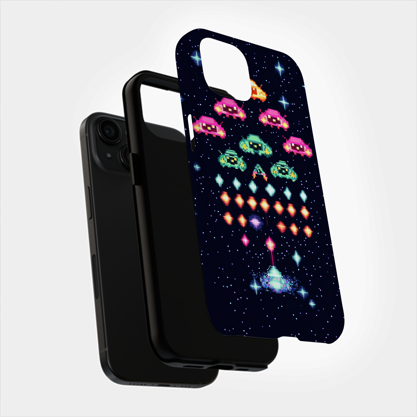 Retro Space Fighters Phone Case – Arcade Action with Everyday Protection