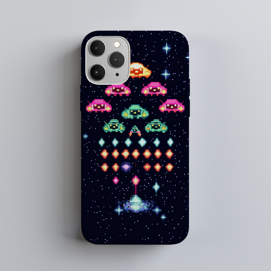 Retro Space Fighters Phone Case β Arcade Action with Everyday Protection