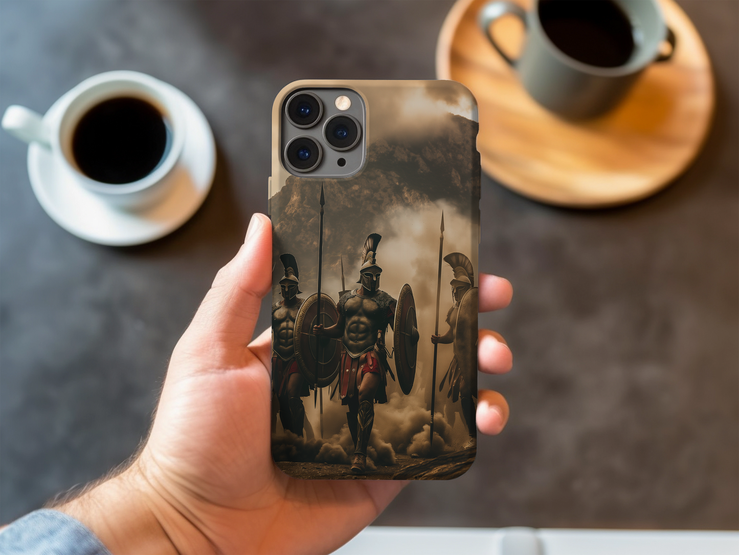 Spartan Warriors Phone Case – Timeless Valor with Everyday Protection