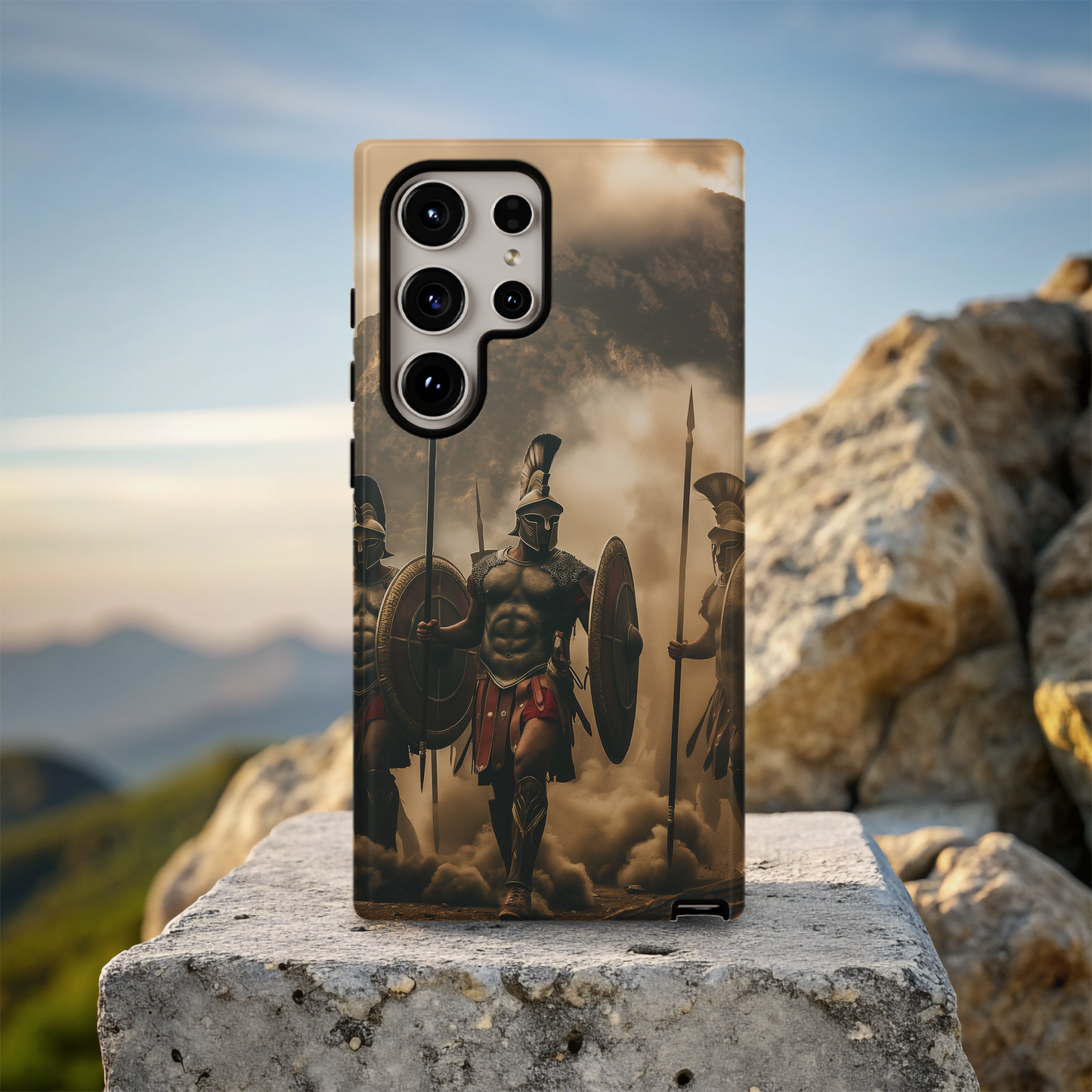 Spartan Warriors Phone Case – Timeless Valor with Everyday Protection