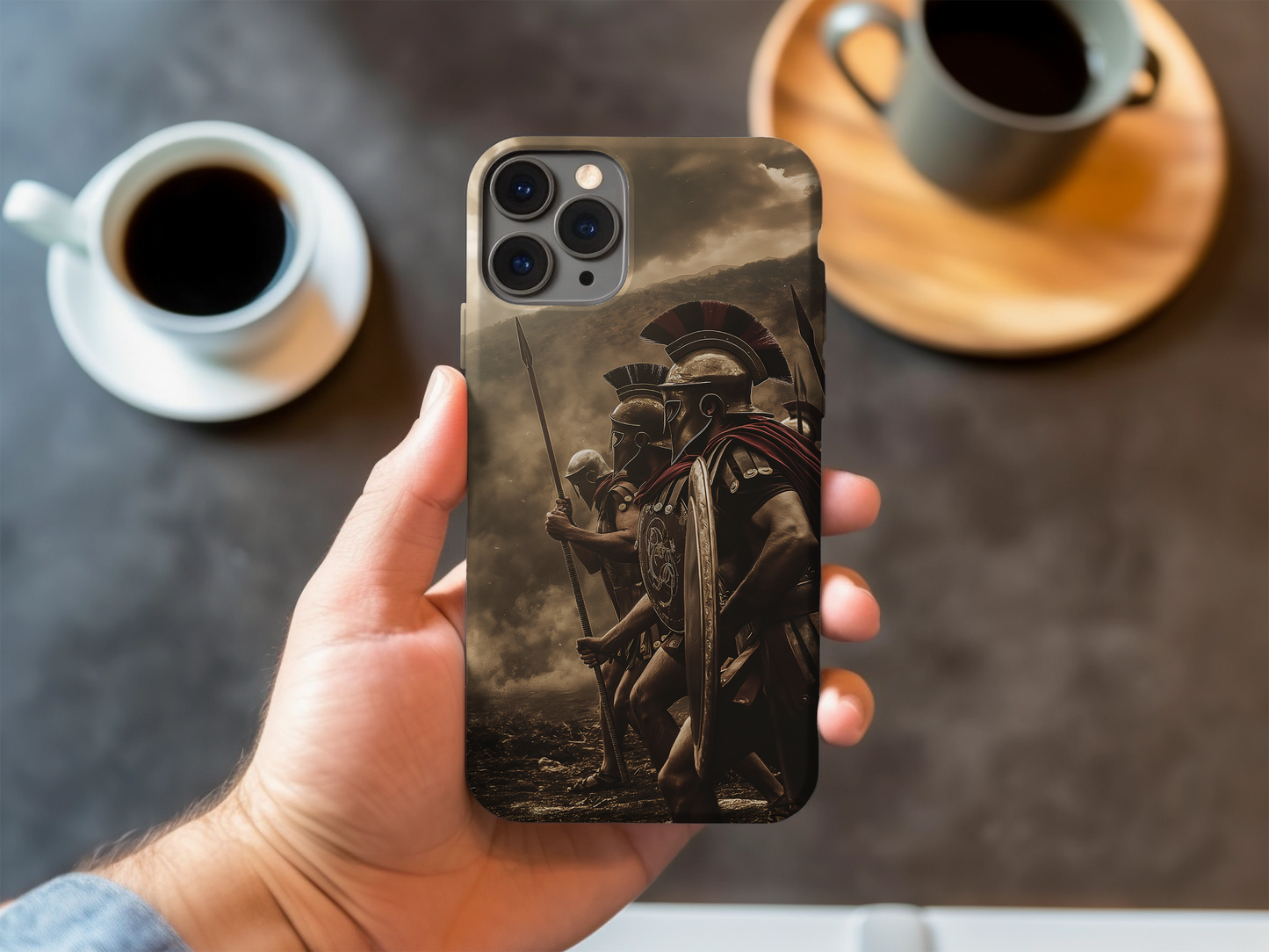 Spartan Warriors Phone Case – Timeless Valor with Everyday Protection